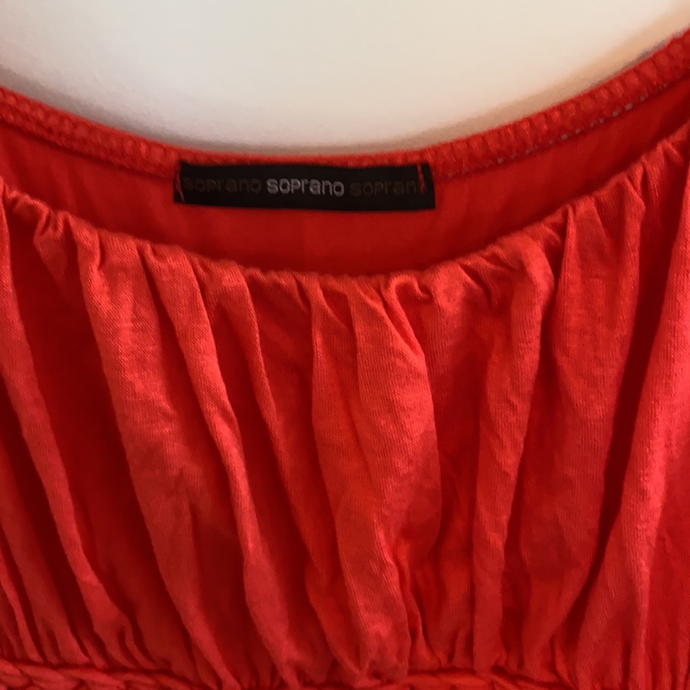 New Maxi dress coral size small - Picture 2 of 3